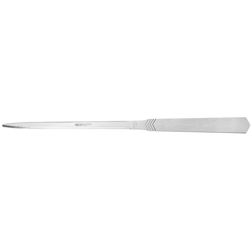 WESTCOTT coupe-papier, lame et poignée en acier, 245 mm